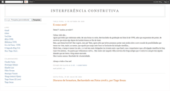 Desktop Screenshot of interferenciaconstrutiva.blogspot.com