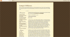 Desktop Screenshot of lumpysoddyssey.blogspot.com