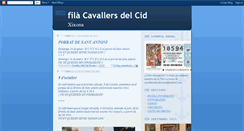 Desktop Screenshot of cavallersdelcidxixona.blogspot.com