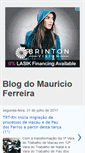 Mobile Screenshot of mauricio-mauricioferreira.blogspot.com