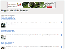Tablet Screenshot of mauricio-mauricioferreira.blogspot.com