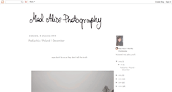 Desktop Screenshot of madalicephotography.blogspot.com
