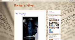 Desktop Screenshot of books-n-films.blogspot.com