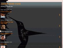 Tablet Screenshot of amberrose-fans.blogspot.com
