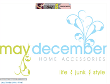 Tablet Screenshot of maydecemberhome.blogspot.com