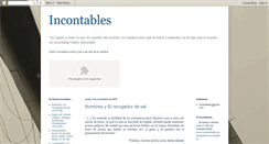 Desktop Screenshot of contandoloincontable.blogspot.com