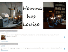 Tablet Screenshot of hemmahoslouise.blogspot.com