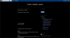 Desktop Screenshot of annatudosobre.blogspot.com