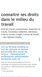 Mobile Screenshot of connaitre-le-droit-du-travail.blogspot.com