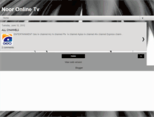 Tablet Screenshot of nooronlinetv.blogspot.com