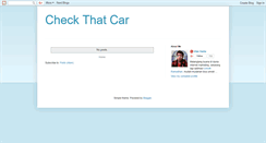 Desktop Screenshot of checkthatcar.blogspot.com