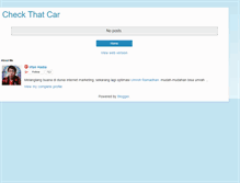 Tablet Screenshot of checkthatcar.blogspot.com