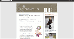 Desktop Screenshot of indigenousdesigns.blogspot.com