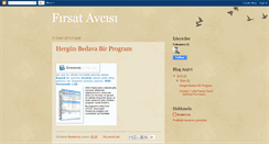 Desktop Screenshot of firsatavcisi.blogspot.com