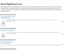 Tablet Screenshot of nametagwizard.blogspot.com