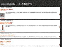 Tablet Screenshot of maisonluxuryhome.blogspot.com