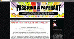 Desktop Screenshot of passion84paperart.blogspot.com