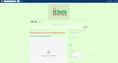 Desktop Screenshot of fortis-hospitals.blogspot.com