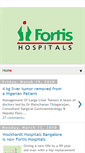 Mobile Screenshot of fortis-hospitals.blogspot.com