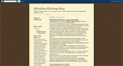 Desktop Screenshot of mittelalter-kleidung.blogspot.com