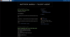 Desktop Screenshot of matthewmarkta.blogspot.com