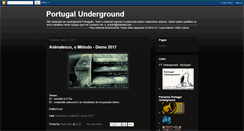 Desktop Screenshot of portugalunderground.blogspot.com