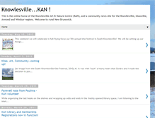 Tablet Screenshot of knowlesville.blogspot.com