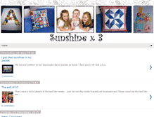 Tablet Screenshot of 3xsunshine.blogspot.com