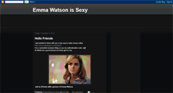 Desktop Screenshot of emmawatsonissexy.blogspot.com