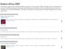 Tablet Screenshot of enduroafrica2007.blogspot.com