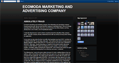 Desktop Screenshot of ecomodamarketingandadvertisingcompany.blogspot.com
