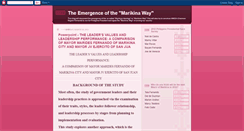 Desktop Screenshot of marikinaideology.blogspot.com