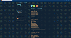 Desktop Screenshot of andreimerkurev.blogspot.com