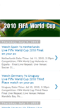 Mobile Screenshot of live-fifa-world-cup-2010-online.blogspot.com