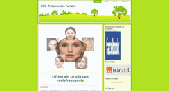 Desktop Screenshot of eosestetica-tratamientosfaciales.blogspot.com