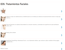 Tablet Screenshot of eosestetica-tratamientosfaciales.blogspot.com