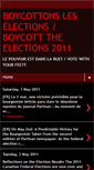 Mobile Screenshot of boycottelections2011.blogspot.com