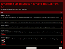 Tablet Screenshot of boycottelections2011.blogspot.com