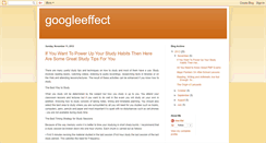 Desktop Screenshot of googleeffect.blogspot.com