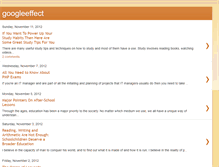 Tablet Screenshot of googleeffect.blogspot.com