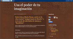 Desktop Screenshot of elpoderdetuimaginacion.blogspot.com