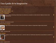 Tablet Screenshot of elpoderdetuimaginacion.blogspot.com