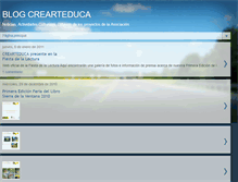 Tablet Screenshot of crearteduca.blogspot.com