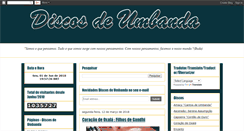 Desktop Screenshot of discosdeumbanda.blogspot.com