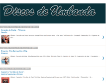 Tablet Screenshot of discosdeumbanda.blogspot.com