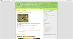 Desktop Screenshot of kleiner-garten.blogspot.com