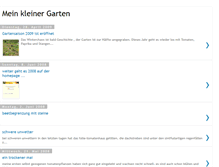 Tablet Screenshot of kleiner-garten.blogspot.com