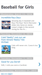 Mobile Screenshot of baseball4girls2.blogspot.com