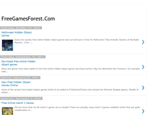 Tablet Screenshot of freegamesforest.blogspot.com