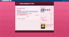 Desktop Screenshot of freecommoditytips.blogspot.com